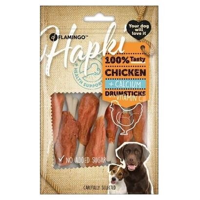 Flamingo Hapki Kalsiyumlu Tavuk But Şeklinde Köpek Ödül Maması 85 GR | SRC: Barcode: 5400274992608